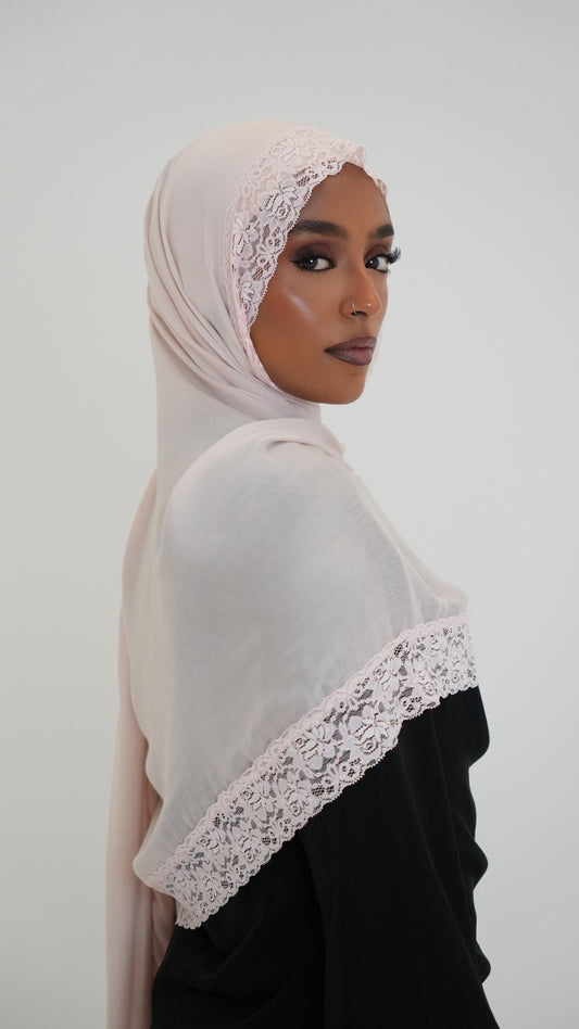 Rosette Lace Hijab