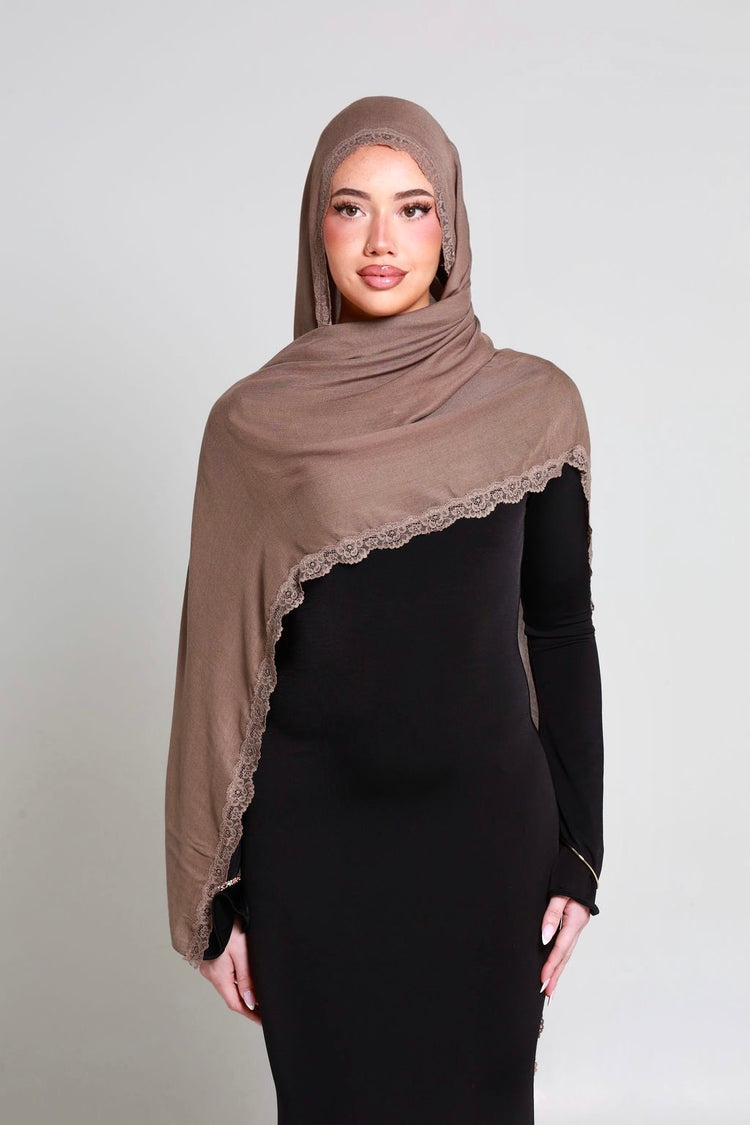 Mochette Double Lace Hijab
