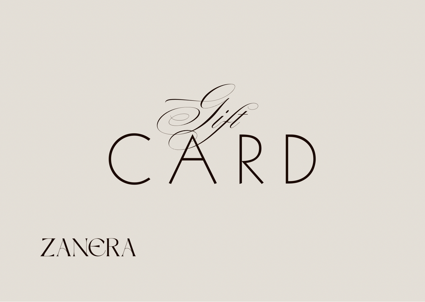 Zanera Gift Card