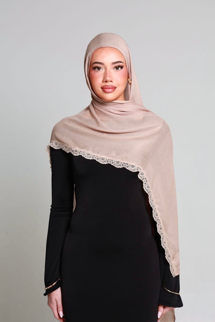 Swan Single Lace Hijab