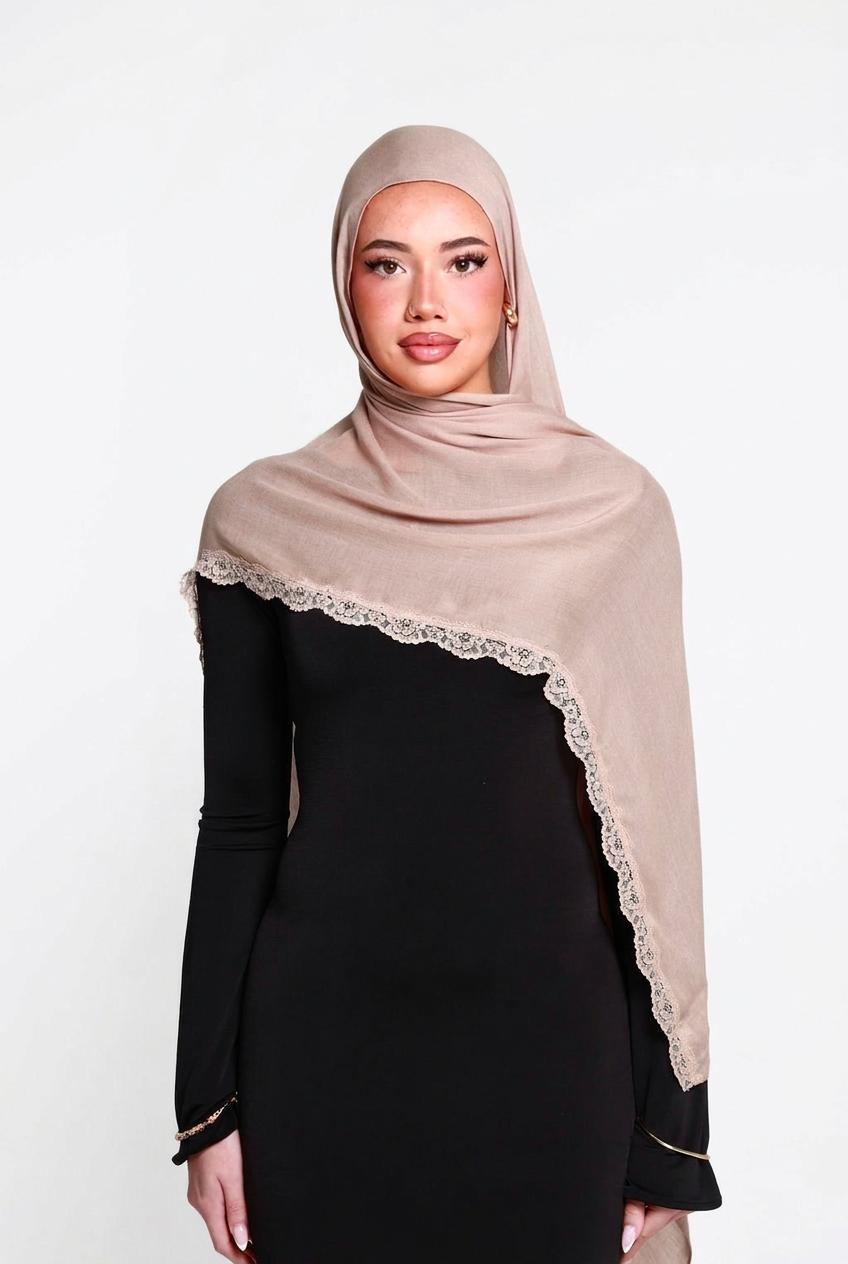 Swan Single Lace Hijab