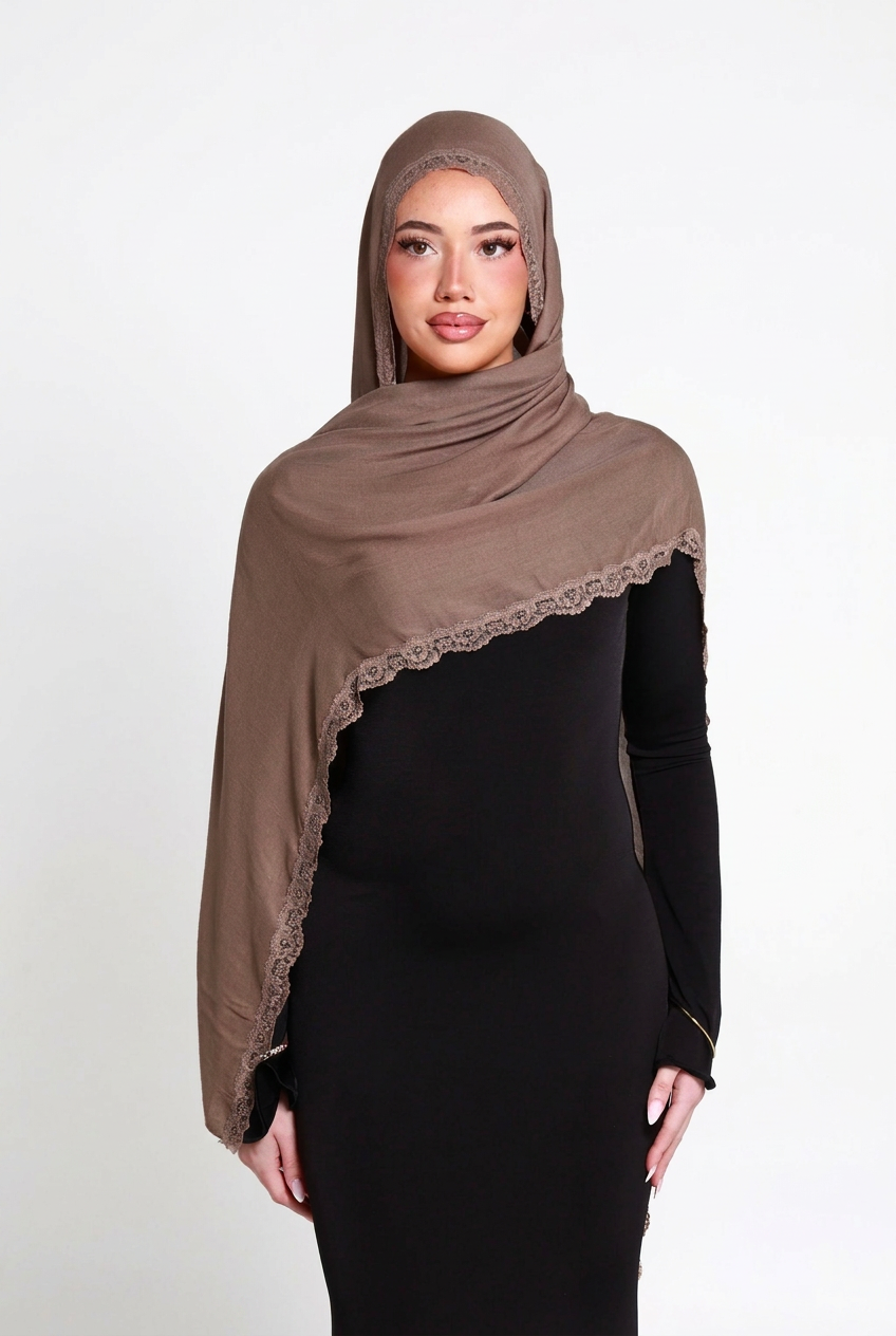 Mochette Double Lace Hijab